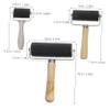 jojofuny 3pcs Ink Roller Tool Set for Printmaking Craft Painting Stamping DIY Art Supplies view 2