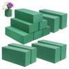 Operitacx 12Pcs Wet Floral Foam Blocks Reusable Flower Mud Base for Arranging Fresh Artificial Flowers Safe Phenolic for Weddings Floral Crafts view 1