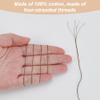 FREEBLOSS 6Pcs Sashiko Thread Sashiko Skein 6 * 50M Pure Cotton Embroidery Thread Japanese Sewing Threads Quilting & Embroidery Sewing Kit Supplies 6 Khaki Theme Colors view 3