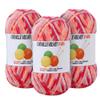 3 * 100g Velvet Chenille Chunky Yarn for Crocheting, Handcrafts Weaving Soft Chenille Yarn for Crocheting Clearance, Used for Making Baby Yarns Blanket, Clothes, Knitting Creations (Colorful - G) view 1