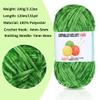 3 * 100g Velvet Chenille Chunky Yarn for Crocheting, Handcrafts Weaving Soft Chenille Yarn for Crocheting Clearance, Used for Making Baby Yarns Blanket, Clothes, Knitting Creations (Colorful - G) view 2