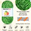3 * 100g Velvet Chenille Chunky Yarn for Crocheting, Handcrafts Weaving Soft Chenille Yarn for Crocheting Clearance, Used for Making Baby Yarns Blanket, Clothes, Knitting Creations (Colorful - G) view 3