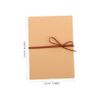 TOPPERFUN DIY Photo Album Kraft Paper Accordion Style Scrapbook with Blank Pages for Graduation Wedding Birthday and Valentine Day Light Brown Keepsake for Creative view 2