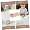 DOITOOL 3-in-1 Soap Wood Box Mold Set Lid Reusable Silicone Loaf Molds for Soap Making Practical Tool for DIY Craft Projects view 3