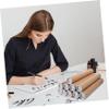 DOITOOL 10Pcs Kraft Paper Mailing Tube Storage for Posters Artwork and Documents for Shipping and Transporting End Caps view 3