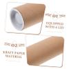 DOITOOL 10Pcs Kraft Paper Mailing Tube Storage for Posters Artwork and Documents for Shipping and Transporting End Caps view 4