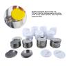 100 Sets Blank Pin Back Button Parts, 58mm/2.3in Tinplate Round Badge Kit Button Making Supplies Metal Pin Badge Kit view 3
