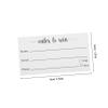 jojofuny 100pcs Blank Raffle Tickets Multi-Use Party Voting Cards Small Ballot Sheets for Events Game Draws and Competitions view 2