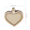 10Pcs Miniature Embroidery Hoops DIY Cross Stitch Frames for Jewelry Making Craft Supplies and Ornaments Heart Shaped Pendant for Creative Projects view 2