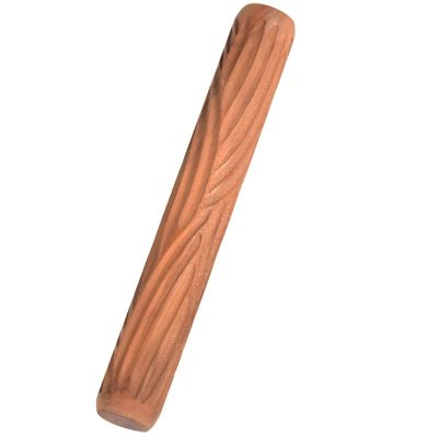 Embossing Rolling Pin For Clay, Wooden Texture Set For Pottery And Art Projects, 5 Unique Patterns, Ceramic Craft Tool