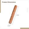 Embossing Rolling Pin For Clay, Wooden Texture Set For Pottery And Art Projects, 5 Unique Patterns, Ceramic Craft Tool view 2