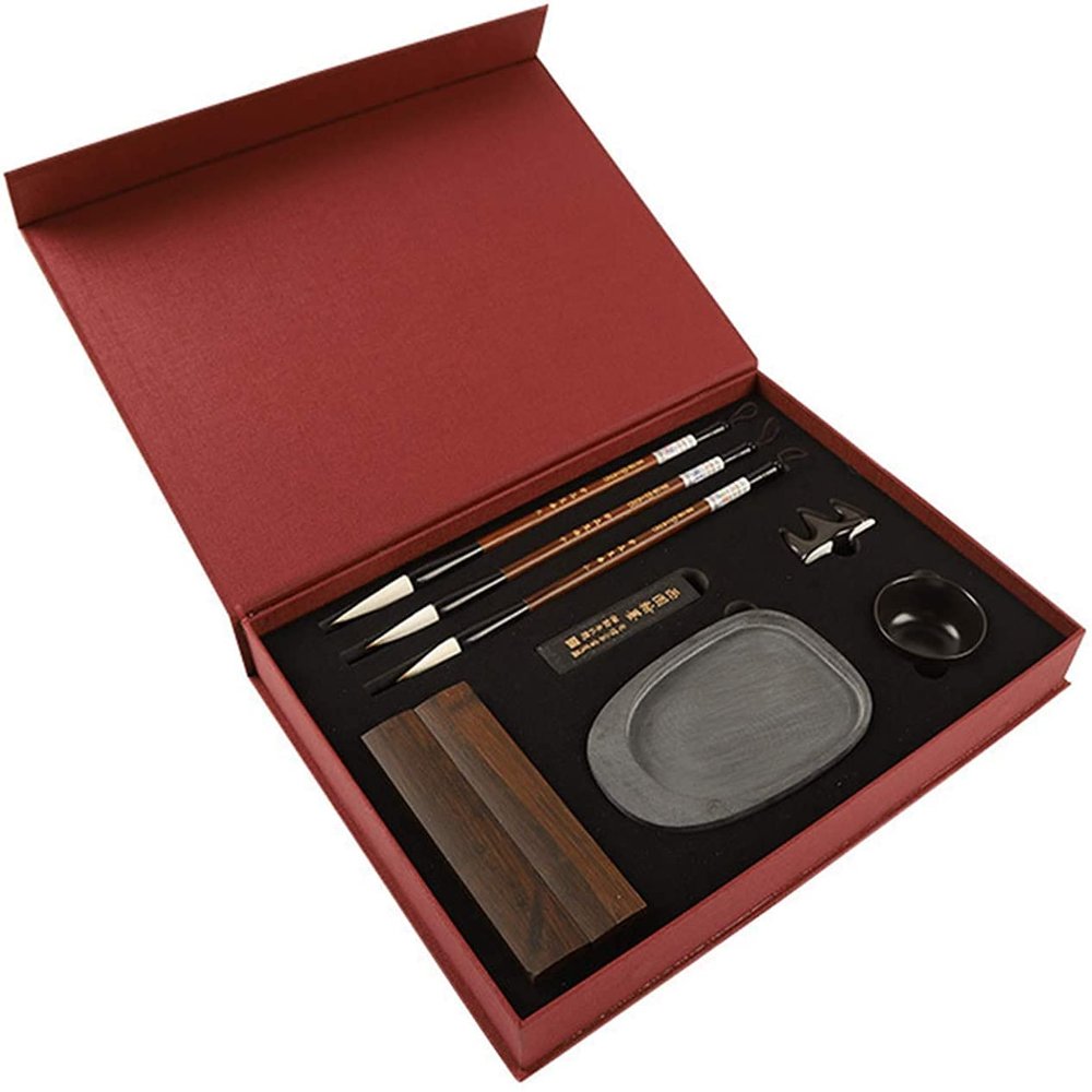 calligraphy pens brush pens Chinese Brush Set for Professional Calligraphy Drawing/Watercolor Drawing Kanji Writing Brush For(Color:Mixed Hair)