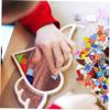 3Pack Mosaic Tiles Stained Glass Pieces for DIY Crafts Durable Easy to Use for Artistic Projects and Handmade Each view 3