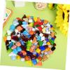 3Pack Mosaic Tiles Stained Glass Pieces for DIY Crafts Durable Easy to Use for Artistic Projects and Handmade Each view 4
