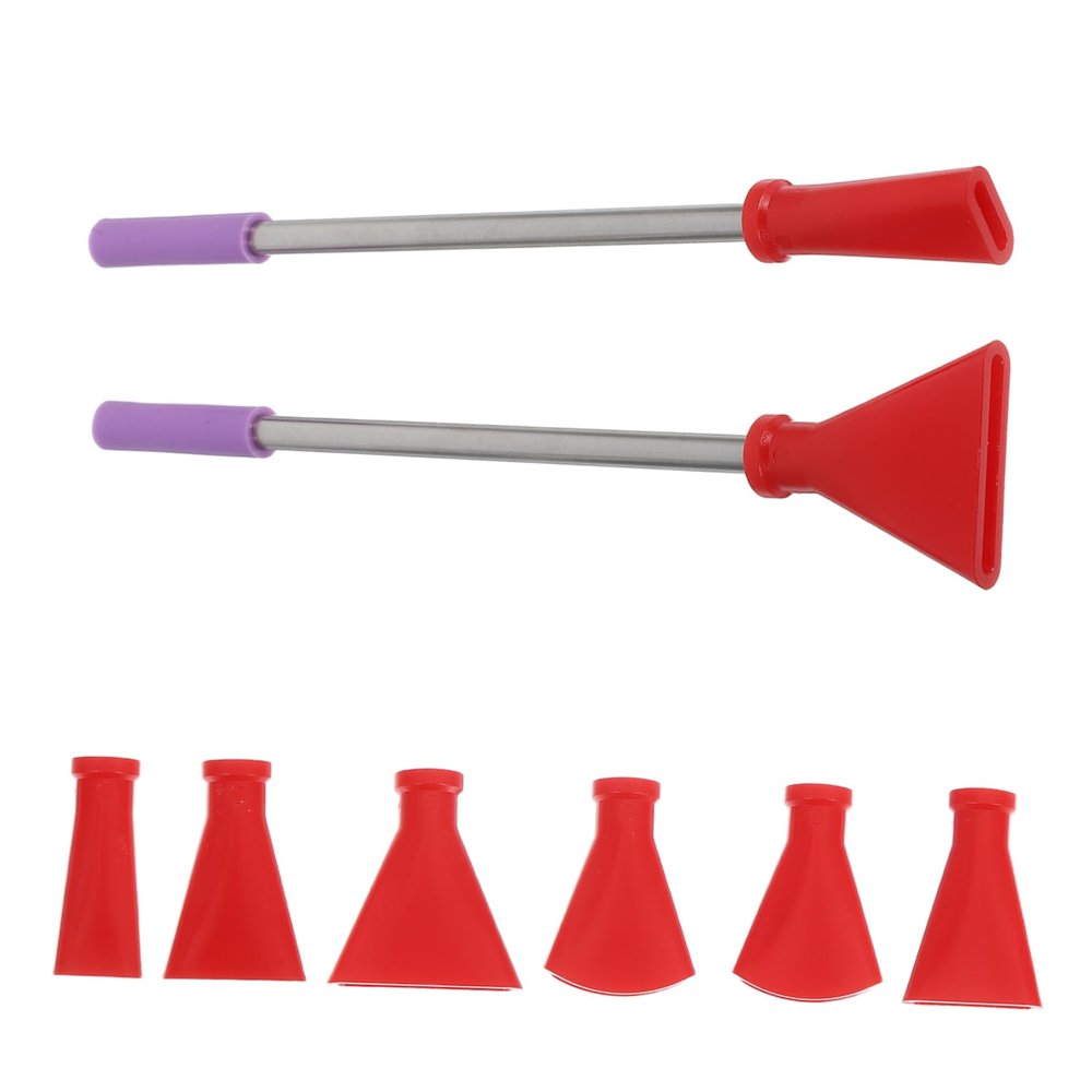 BESPORTBLE Artistic Nozzle Set for Acrylic Pouring 5-Piece Stainless Steel Blow Nozzle Kit for Art Techniques and Dutch Pouring Painting Tool Accessories for Artists and DIY Projects