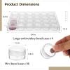 4 Pcs Bead Organizer With 96 Mini Storage Containers, Art, Nail Charm Organizer, Waterproof And Dustproof, Ideal For Travel And Crafting view 4