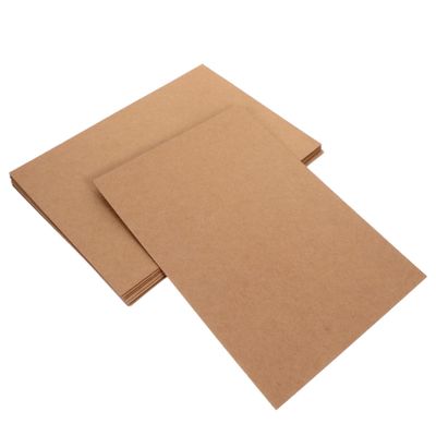 DOITOOL 10sheets Glossy Kraft Cardboard Painting Paper Cardstock for Artists Boys and Girls