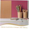 DOITOOL 10sheets Glossy Kraft Cardboard Painting Paper Cardstock for Artists Boys and Girls view 3