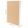 DIYEAH Thick Blank Kraft Notebook for Students and Artists Unlined Drawing Journal for Sketching Note Taking and Creative Projects for School and Office Use view 2