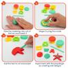 BONNYCO Play Dough Set with Molds and Goody Bags, Pack 16 Party Favors for Kids Age 3-9. Bulk Gifts, Kids Toys, Mini Birthday Games, Stocking Stuffers, Arts and Crafts Kit for Classroom view 4