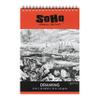 SoHo Urban Artist Softcover Drawing Pad - 6"x8", 2 Pack w/48 Sheets Total - 92 lbs/150gsm, Mixed Media, Dual-Sided, Acid-Free, Wire-Bound, Micro-Perforated, Repeated Erasing & Reworking view 1