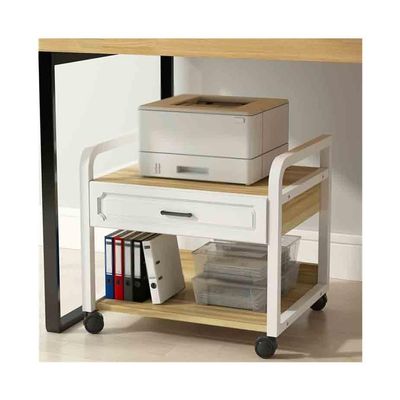 hezhuhe2258 Print Stand Living Room Simple Modern Office Organizer Folder Under Desk Shelf Floor Printer Stand Desk Decor