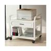 hezhuhe2258 Print Stand Living Room Simple Modern Office Organizer Folder Under Desk Shelf Floor Printer Stand Desk Decor view 2