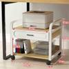 hezhuhe2258 Print Stand Living Room Simple Modern Office Organizer Folder Under Desk Shelf Floor Printer Stand Desk Decor view 3