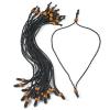 Bestewelry 15 Pcs Adjustable Necklace Cord Necklace Double Knotted Handmade Craft Thread Half Finished Waxed Polyester Necklace Thread with Ring for Women Men Jewelry Making (Black) view 1