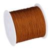 CREATZONE 153 Yds Nylon String for Bracelets, 0.4mm Chinese Knotting Cord, Nylon Beading Thread for Jewelry Making, Beading, Kumihimo, Braided Bracelets, Necklaces, Macrame Craft (Saddle Brown) view 3