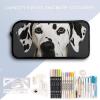 Eekstdbn Dalmatian Pencil Case Office Stationery Organizer Simple Sturdy Zipper Closure Portable Pencil Bag Office Travel Multi-Purpose Bag view 3