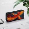 Eekstdbn Orange Red Phoenix Pencil Case Office Stationery Organizer Simple Sturdy Zipper Closure Portable Pencil Bag Office Travel Multi-Purpose Bag view 4