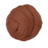 PATIKIL Wool Roving Yarn, 150G/5.3OZ Soft Felting Wool Pure Chunky Roving Yarn Bulk for Needle Felting Knitting Blanket Spinning Weaving DIY Craft, Light Khaki view 1