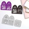 DELORIGIN 3D Halloween Box Frame Cutting Dies for Card Making Pumpkin Scarecrow Ghost Die Carbon Steel Stencil Embossing Template for Halloween Cards Scrapbooking Paper Album Invitation Decor view 4