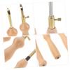 JEWEDECO 5Pcs Punch Needle with Wooden Handle Ergonomic Embroidery Tools for DIY Sewing Crafting and Home Decor Projects for Thin Fabrics view 4