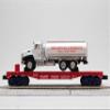 MTH RAILKING Donald J. Trump Flat CAR W/Tanker Truck O Gauge Fight 30-76938 view 3