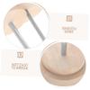IWOWHERO Rotatable Wooden Yarn Holder Efficient Yarn Spool Rack for Knitting Crocheting Compact Dispenser Stand for Easy Access Versatile Organizer for Thin Thick Yarns view 3