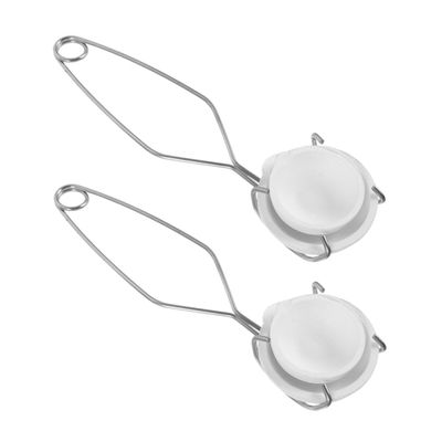Gadpiparty 3-Piece Small Melting Crucible Set Tongs Metal Smelting Tools for Gold Silver Copper Includes Melting Bowls and Dishes for Hobbyists and Jewelry Makers