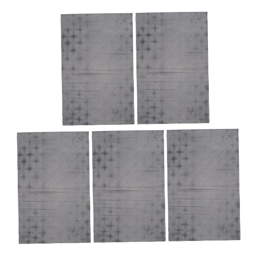 PLAFOPE 5Pcs Plastic Mesh Canvas for Cross Stitch Durable DIY Plastic Mesh for Crafting Embroidery Material for Adults Projects
