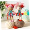 OSALADI 8Pcs Knit Doll Scarves for Dolls Winter Accessories Stylish Miniature Scarves for Christmas Crafts Imaginative Play view 4