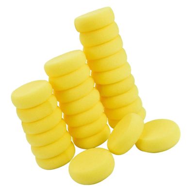 BATHVEVE 25Pcs Water Absorbent Painting Sponge Durable Art Sponges for Watercolor Face Painting Craft Projects for Easy Organization and Reuse
