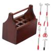 FELTECHELECTR 1Set Miniature Tools Box Tool Kit for Mini House Decoration Highly Simulated Craft Tools for DIY Dollhouse Accessories and Ornaments view 1