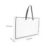COHEALI 2Pcs Large Capacity Transparent Document Storage Bag Durable Artwork Portfolio Carrier with Smooth Zipper for Posters and Important Documents Easy to Carry Pouch view 2