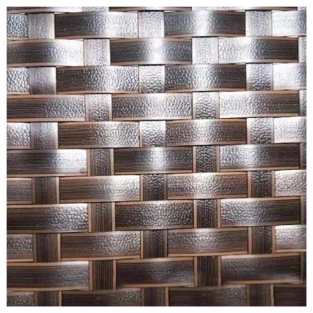Ayuduots 500G Gradient Synthetic Flat Rattan, Weaving Wicker Repair Furniture Material for Chair Table Storage Basket - Width 12mm