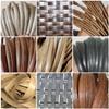 Ayuduots 500G Gradient Synthetic Flat Rattan, Weaving Wicker Repair Furniture Material for Chair Table Storage Basket - Width 12mm view 3