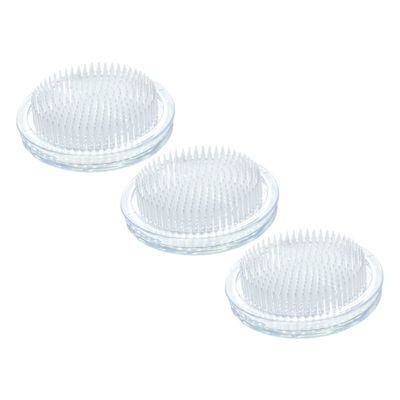 jojofuny 3Pcs Transparent Flower Arranger Base Durable Floral Arrangement Pin Holder for Stable Plant Support Reusable Design for Beautiful Centerpieces and Floral Art