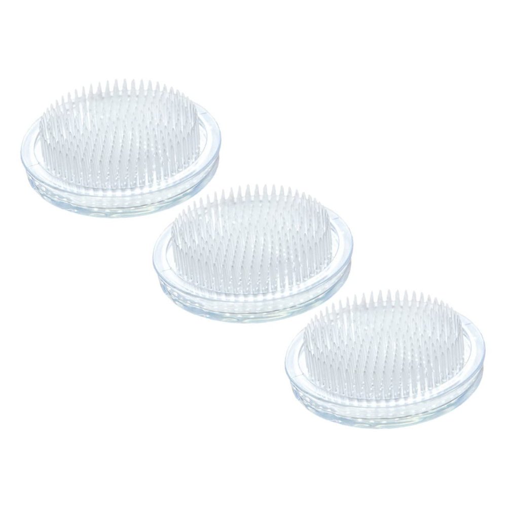jojofuny 3Pcs Transparent Flower Arranger Base Durable Floral Arrangement Pin Holder for Stable Plant Support Reusable Design for Beautiful Centerpieces and Floral Art