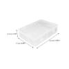 Cabilock Storage Bin Lids Plastic Jewelry Organizer Bead Organizing Bin Small Storage Boxes view 2
