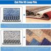 iumLeap Electric Carpet Tufting Gun Carpet Weaving Machine Cut Pile Rug Tufting Gun Pray Gun Speed 5-45 Stiches/secs with Wool and Tufting Cloth view 4