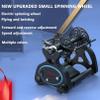 IINCOOY Electric Household Mini Digital Display Spinning Wheel Wool Spinning Fibre Spinning Wheel with Pedal(Black) view 2